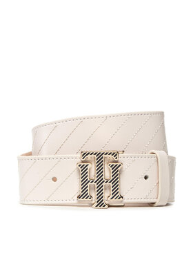 Tommy Hilfiger Tommy Hilfiger Cintura da donna Th Outline Logo Waist 4.0 AW0AW12144 Beige