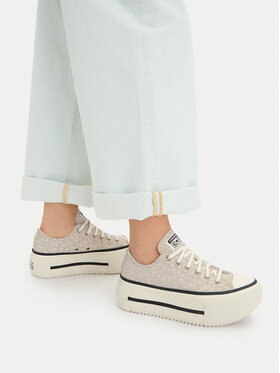 Converse Converse Sportbačiai Chuck Taylor All Star Lift Double Stack Platform Deer A17884C Smėlio