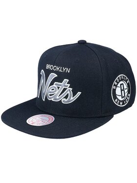 Mitchell & Ness Mitchell & Ness Kšiltovka NBA TEAM SCRIPT 2.0 SNAPBACK NETS Černá