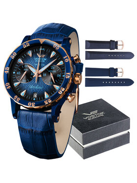 Vostok Europe Vostok Europe Zegarek VK64-515E628 Niebieski