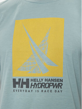 Helly Hansen Majica Hp Race Graphic T-Shirt 34419 Zelena Regular Fit