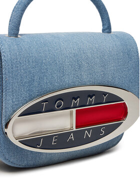 Tommy Jeans Ročna Torba Tjw Origin Crossover Denim AW0AW16851 Modra