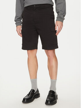 Calvin Klein Calvin Klein Szövet rövidnadrág Modern Twill K10K114067 Fekete Regular Fit