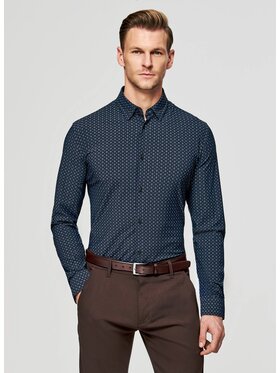 Pako Lorente Pako Lorente Koszula P26SF-1X-061 Granatowy Slim Fit