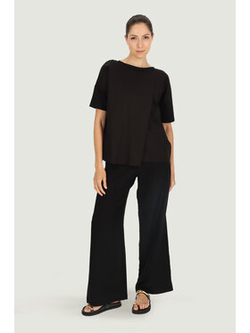Deni Cler Milano Deni Cler Milano Bluza T-DC-W202-E2-10-90-1 Czarny Oversize