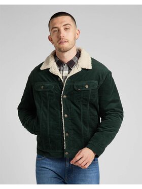 Lee Lee Kurtka zimowa SHERPA JACKET Zielony Regular Fit