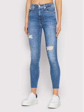 Calvin Klein Jeans Calvin Klein Jeans Traperice J20J217056 Plava Skinny Fit