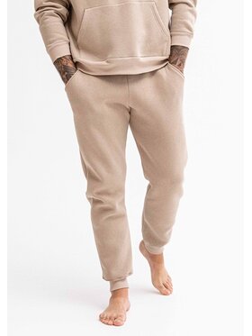 DKaren Sport DKaren Sport Spodnie dresowe DK-K-B14 Beżowy Classic Fit
