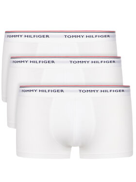 Tommy Hilfiger Tommy Hilfiger Комплект 3 чифта боксерки 3P Lr Trunk 1U87903841 Бял