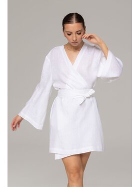 Holystic Holystic Sukienka letnia kimono Biały Standard Fit