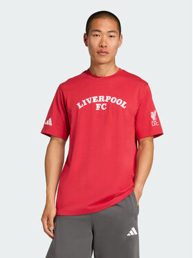 adidas adidas Koszulka techniczna Liverpool FC US Pack Tee Czerwony Regular Fit
