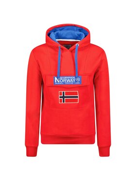 Geographical Norway Geographical Norway Bluza WW6120H/GN/Red Czerwony Regular Fit