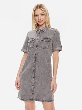 Vero Moda Vero Moda Jeanskleid Jennie 10309665 Grau Regular Fit