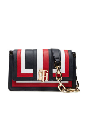 Tommy Hilfiger Tommy Hilfiger Geantă Th Lock Crossover Intarsia AW0AW10930 Bleumarin