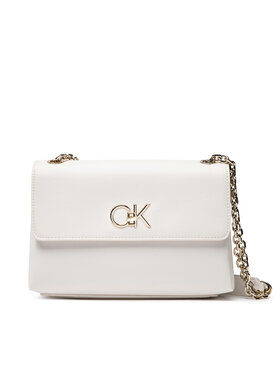 Calvin Klein Calvin Klein Дамска чанта Re-Lock Ew Cony Crossbody K60K609624 Бял