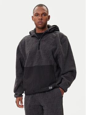 EA7 Emporio Armani EA7 Emporio Armani Fleecová mikina 7M000982 AF16804 U8117 Sivá Relaxed Fit