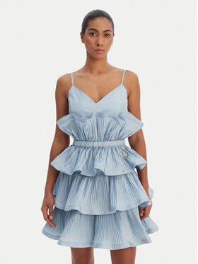 Fracomina Fracomina Coctailkleid FQ26SD1007W83101 Blau Regular Fit