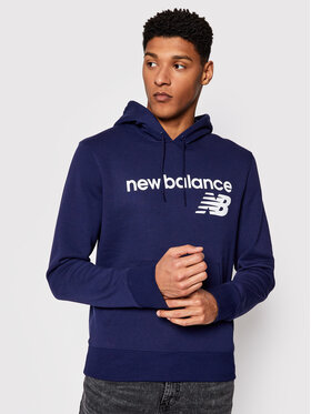 New Balance New Balance Džemperis C C F Hoodie MT03910 Tamsiai mėlyna Relaxed Fit