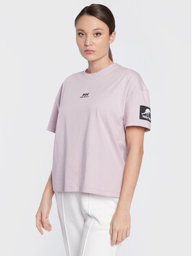 Helly Hansen Helly Hansen T-Shirt Yu Patch 53781 Fioletowy Relaxed Fit