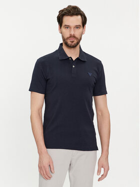 Guess Guess Поло M4GP66 KC701 Cиній Slim Fit