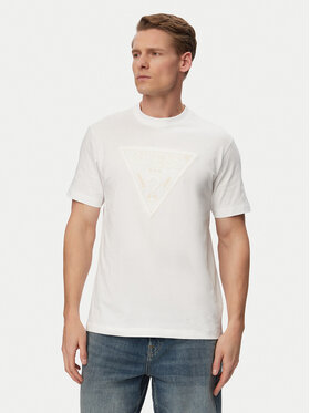 Guess Guess T-Shirt M6GI15 K3008 Bílá Regular Fit
