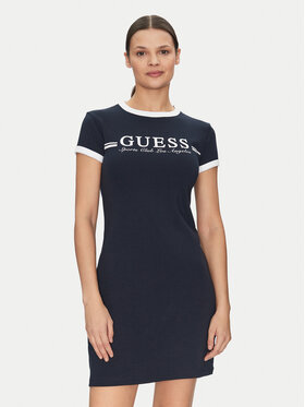 Guess Guess Ежедневна рокля V5GK02 KCQX1 Тъмносин Slim Fit