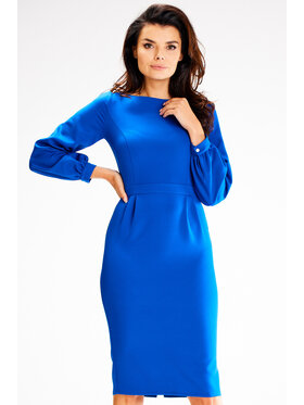 Awama Awama Abito da sera A597 Blu Basic Fit