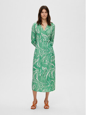Selected Femme Selected Femme Kleid 16089030 Grün Regular Fit