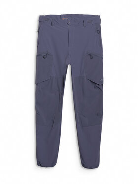 4F 4F Spodnie outdoor HALNY Szary ciemny Regular Fit