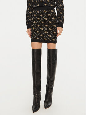 Guess Guess Spódnica mini Sarah W4BD0S Z3JD2 Czarny Regular Fit