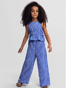 minoti minoti Komplet top i spodnie 30SET155 Niebieski Regular Fit