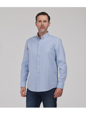 Lee Cooper Lee Cooper Koszula jeansowa LUCA Niebieski Comfort Fit