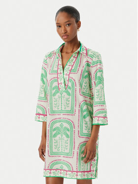 LOLA CASADEMUNT LOLA CASADEMUNT Лятна рокля LS2616074 Кремав Regular Fit