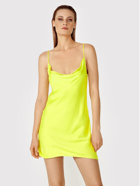 Simple Simple Ежедневна рокля SUD019 Зелен Regular Fit