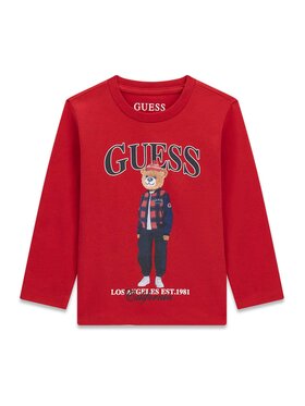 Guess Kids Guess Kids T-Shirt 184439 Červená Classic Fit