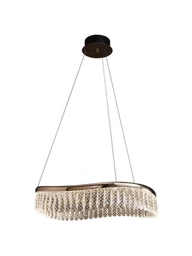 MIAhome MIAhome Lampa wisząca złota Marsille LED 80 cm Złoty