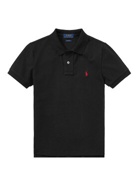 Polo Ralph Lauren Polo Ralph Lauren Тениска с яка и копчета 323547926001 Черен Slim Fit