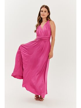 NAOKO NAOKO Sukienka codzienna Infinity Rose Amour Różowy Regular Fit