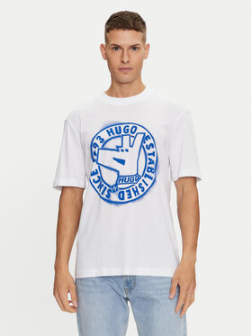HUGO Hugo T-shirt Norieles 50519387 Bijela Regular Fit