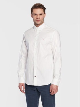 Tommy Hilfiger Tommy Hilfiger Cămașă MW0MW29969 Alb Regular Fit