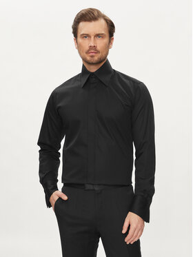 KARL LAGERFELD KARL LAGERFELD Koszula 605008 Czarny Slim Fit