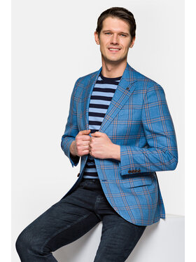 Lancerto Lancerto Marynarka Limeria Niebieski Slim Fit