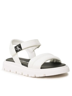 Calvin Klein Jeans Calvin Klein Jeans Sandały Velcro Sandal V4A2-80512-1614 Biały