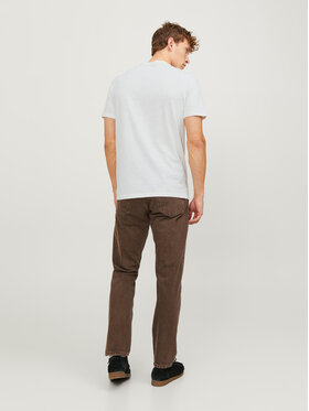 Jack&Jones Majica Split 12164972 Bela Standard Fit