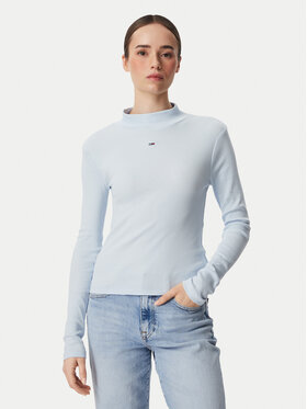 Tommy Jeans Tommy Jeans Särkpluus Essential DW0DW19830 Helesinine Slim Fit