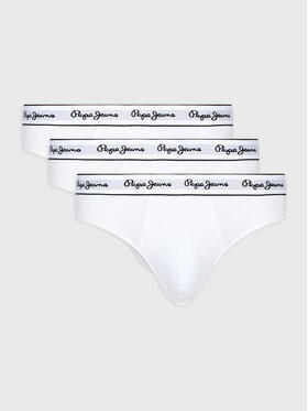 Pepe Jeans Pepe Jeans Set od 3 para muških slip gaća Pepe Bf 3P PMU10970 Bijela
