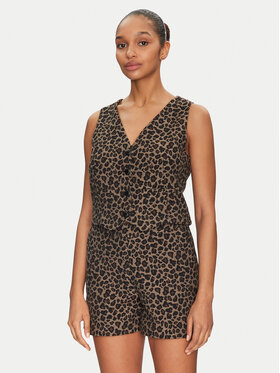 Morgan Morgan Ülikonna vest 251-CBILI.F Pruun Slim Fit