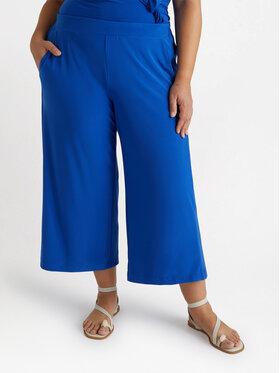 Fiorella Rubino Fiorella Rubino Pantaloni di tessuto P809L002093N024 Turchese A-Line Fit