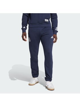 adidas adidas Spodnie materiałowe Originals Real Madrid Błękitny Regular Fit