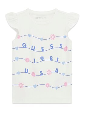 Guess Kids Guess Kids T-Shirt 181426 Biały Classic Fit